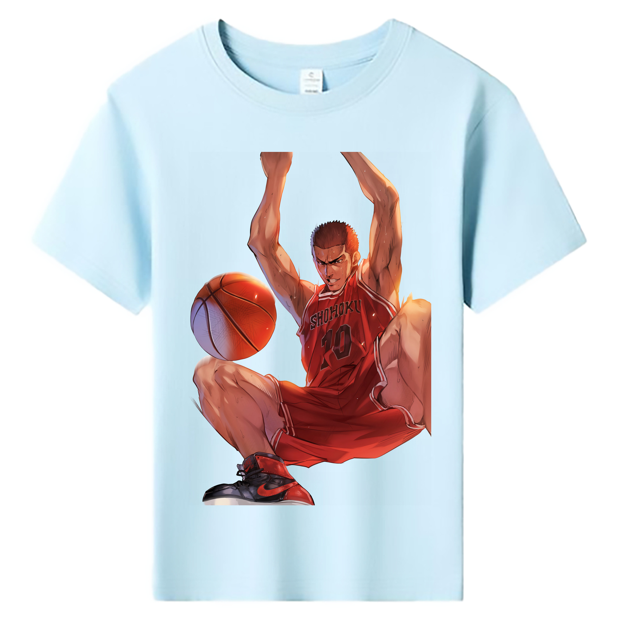 （画像用） SLAM DUNK／スラムダンク 綿100％キッズTシャツ（フロントプリント）